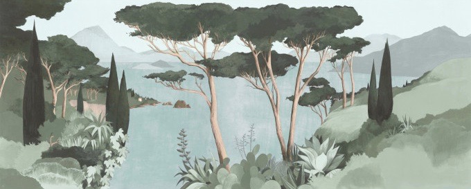 Panoramique Les Dominotiers à Lyon : Lago di Garda Green