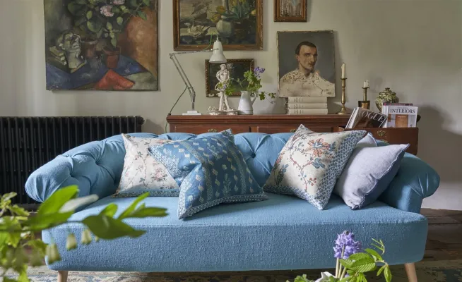 Coussins John Derian x Designers Guild à Lyon : La Poésie Botanique à l'Atelier 🌺